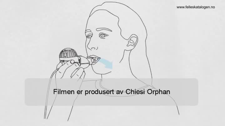 Instruksjonsfilm som viser behandling med Quinsair-systemet