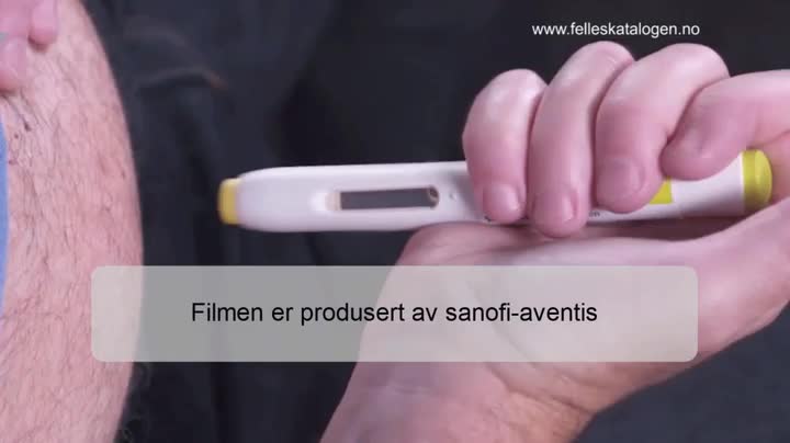 Instruksjonsfilm for bruk av ferdigfylt penn 75 mg og 150
mg (gjelder for utgående penn med aktiveringsknapp som skal fases
ut i 2026)