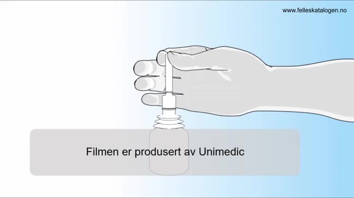 Instruksjonsfilm for bruk av rektalvæske.